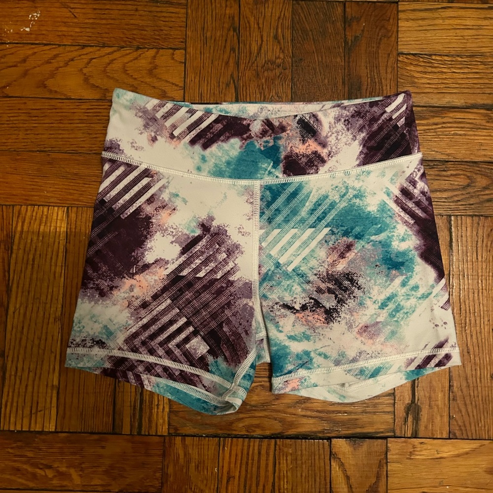 Workout multicolored womens workout shorts
